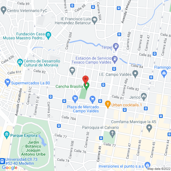 Mapa de Confecciones A Terceros Adriana Milena Castillo