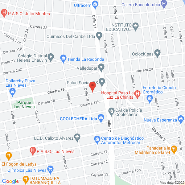 Map of Confecciones Candy