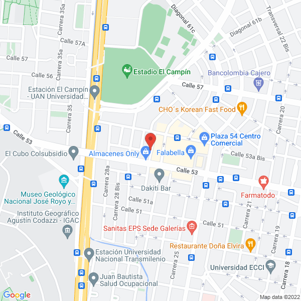 Mapa de Clínica Veterinaria Galerías