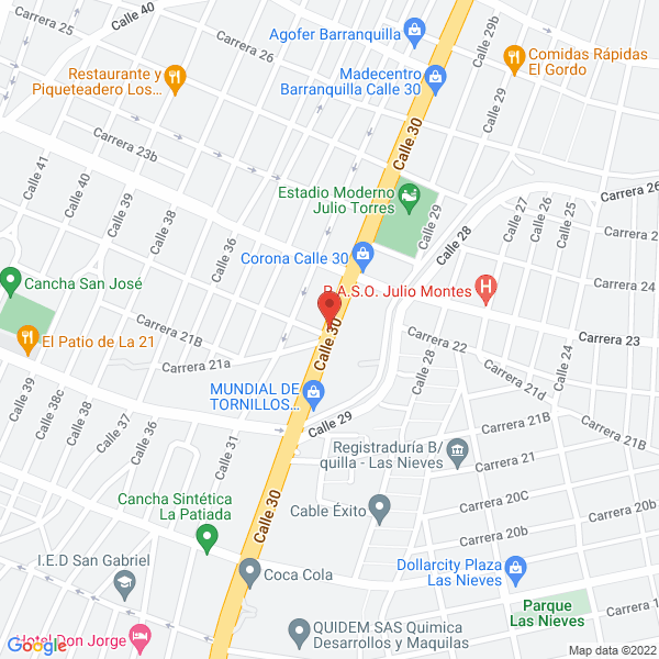 Map of Cocinas Integrales M.& B.