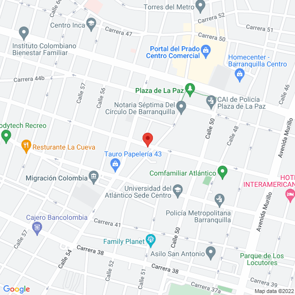 Map of Codafe