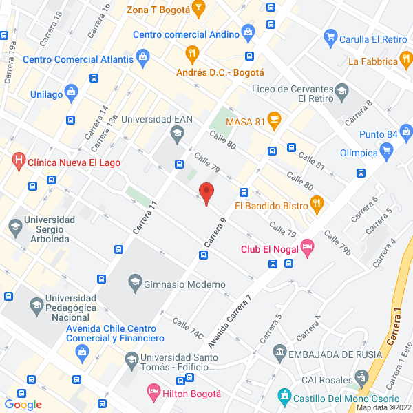 Mapa de Codenet Ltda.