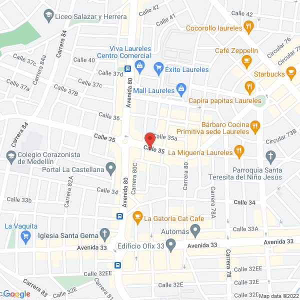 Mapa de Clínica Veterinaria San Francisco