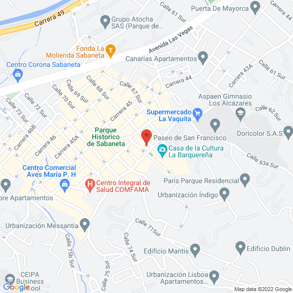Mapa de Clínica Veterinaria Sanipets