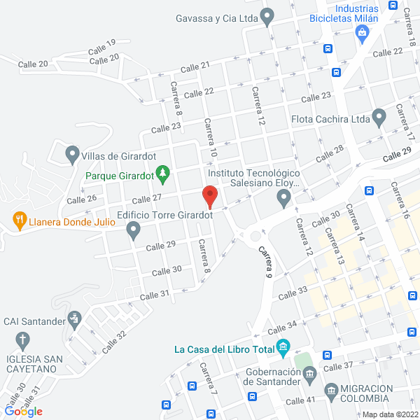 Map of Clinica Veterinaria Zoosalud
