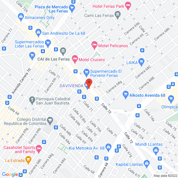 Mapa de Clivar Medicina Estética
