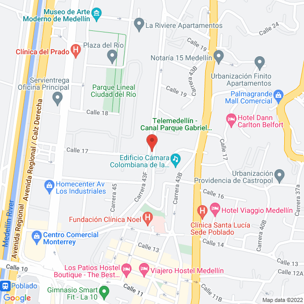 Mapa de Coflex Colombia S.A.S