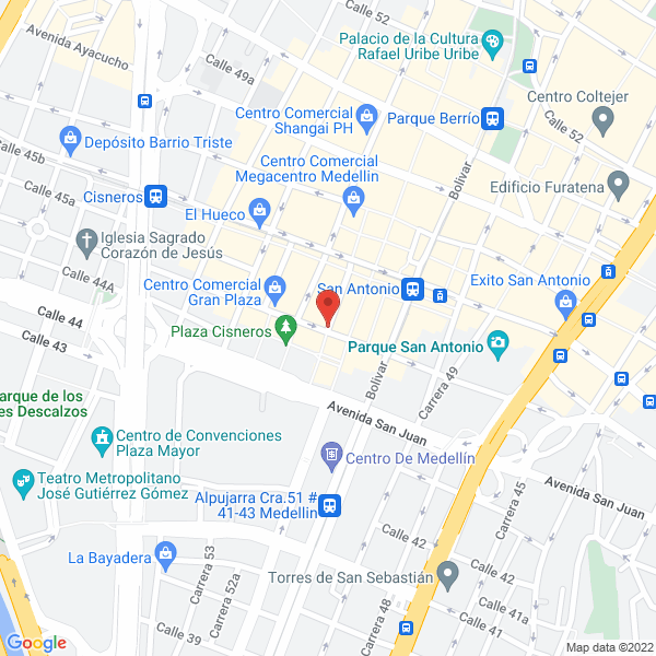 Mapa de Cigarrería Donde Alejo