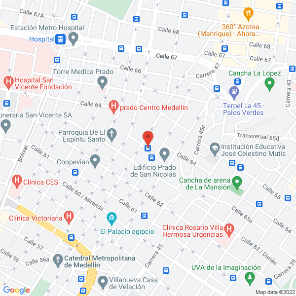 Mapa de Cigarrería Prado