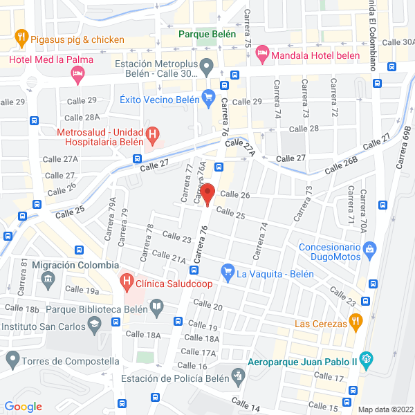 Mapa de Cigarrería Y Licores La 76