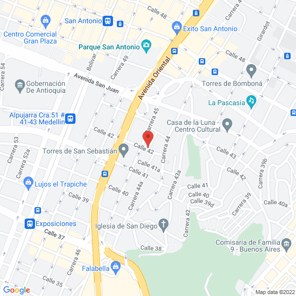 Mapa de Cmp Metálicas País
