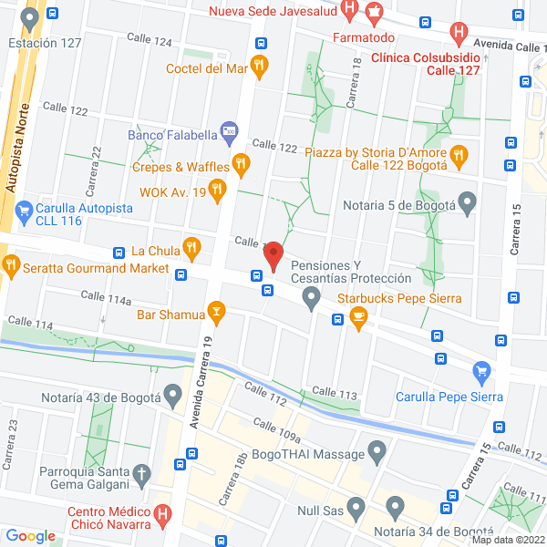 Mapa de Coinver S.A. Construcciones Ingeniería E Inversiones