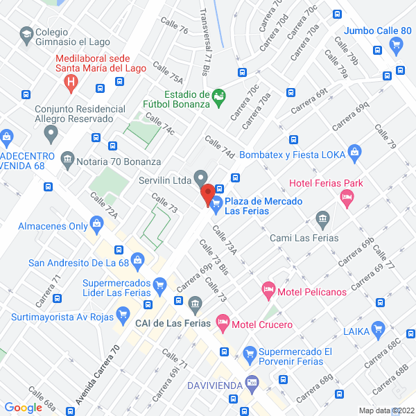 Mapa de Colchones Alvarez
