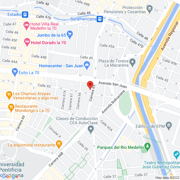 Mapa de Texantioquia