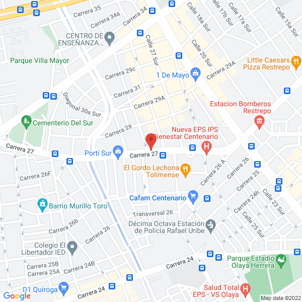 Mapa de Colchones Roncaflex