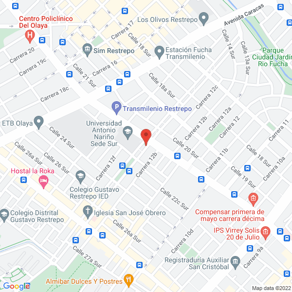 Mapa de Colegio Colombo Florida Ltda.