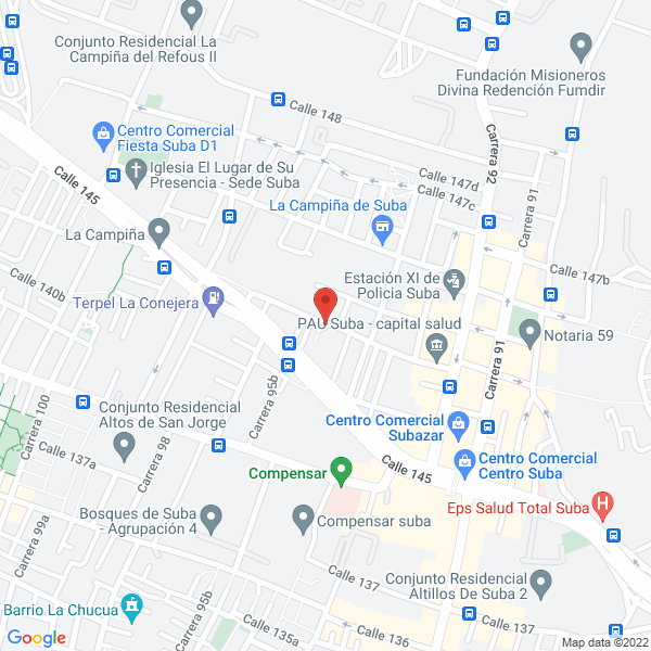Mapa de Colegio Mayor Del Quiroga