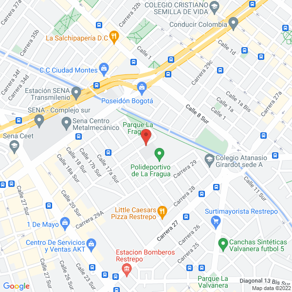 Mapa de Colegio Parroquial Del El Santo Cura De Ars