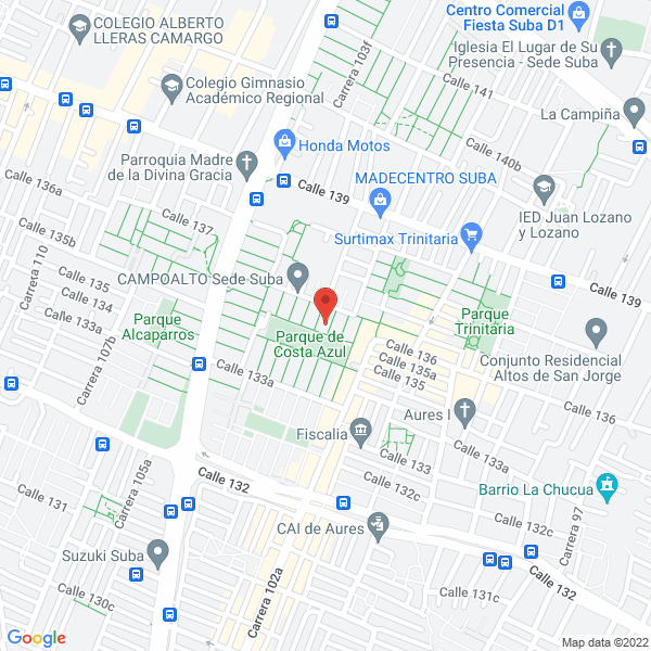Mapa de Colegio Santa Capilla De Maria Auxiliadora