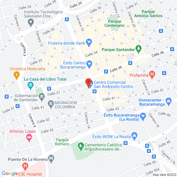 Map of Comercial Sinuco