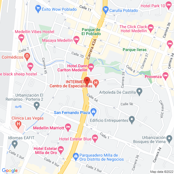 Mapa de Comercial Supernova