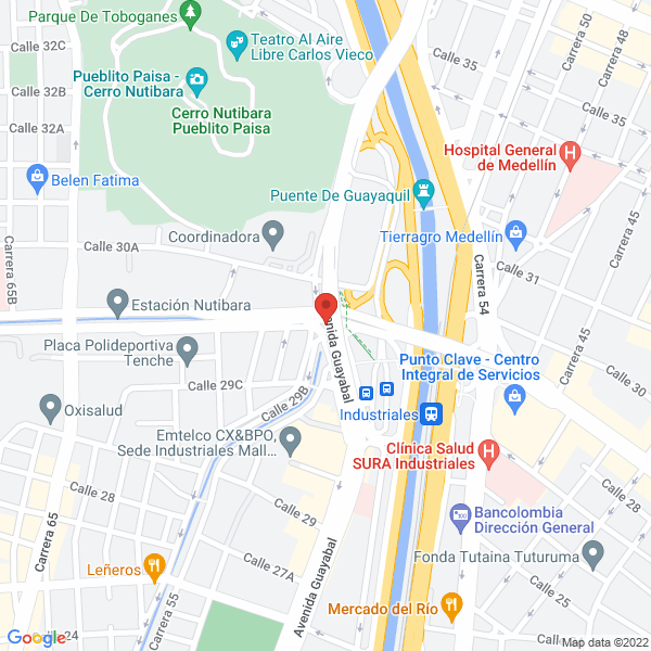 Mapa de Comercializadora Arrecifes Marinos