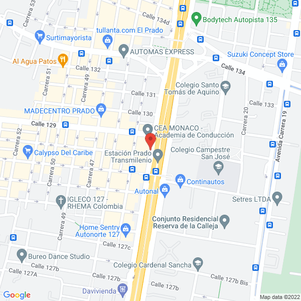 Mapa de Comercializadora Bler