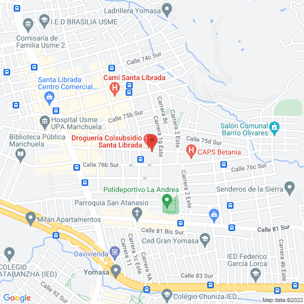 Mapa de Colegio Almirante Padilla