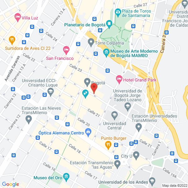 Mapa de Colegio Andino De Peritos Abogados Forenses Exp