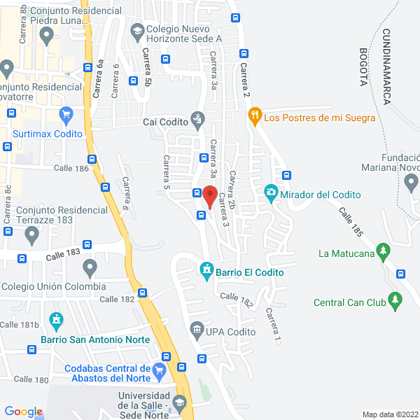 Mapa de Constructora Madero Cuitiva E.U.