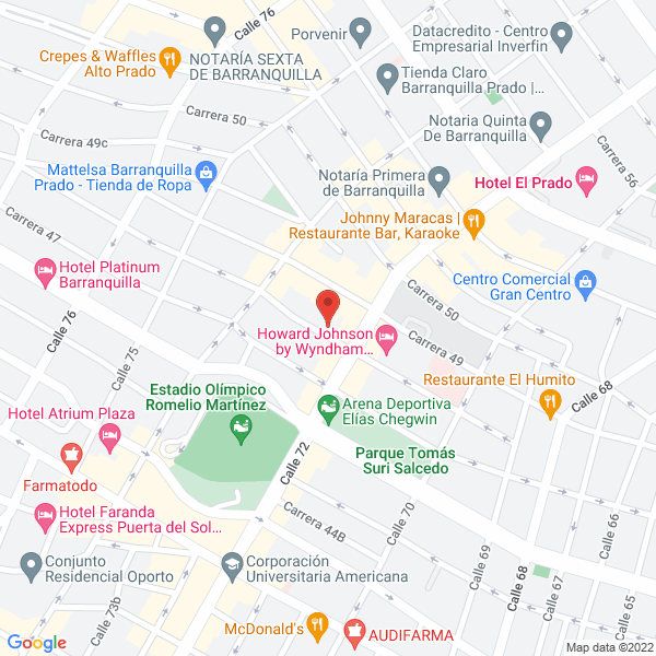 Map of Constructora Manfig Ltda.