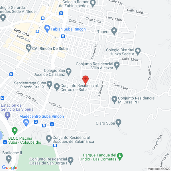 Mapa de Constructora Raúl Sierra Vargas S.A.S.