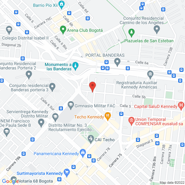 Mapa de Construmetalicas Roe Ltda.