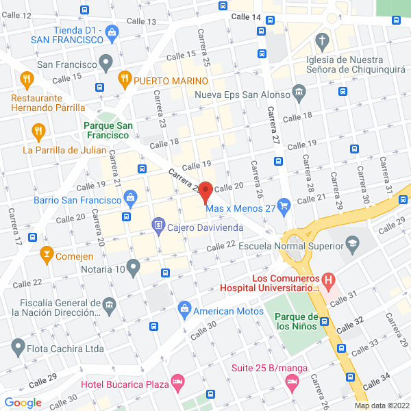 Map of Climas Contratistas
