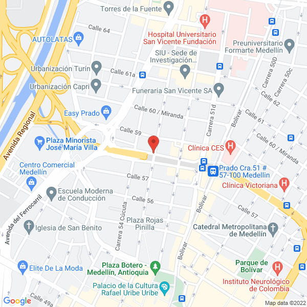 Mapa de Cocinas Integrales Chalo