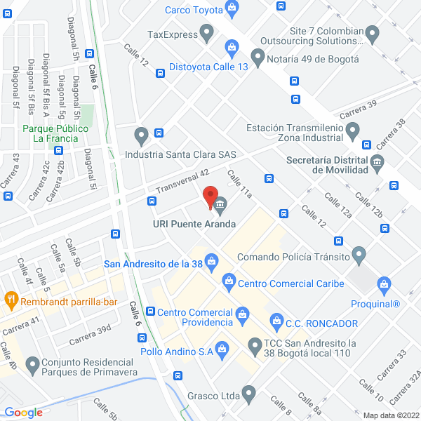 Mapa de Cocindinox Ltda