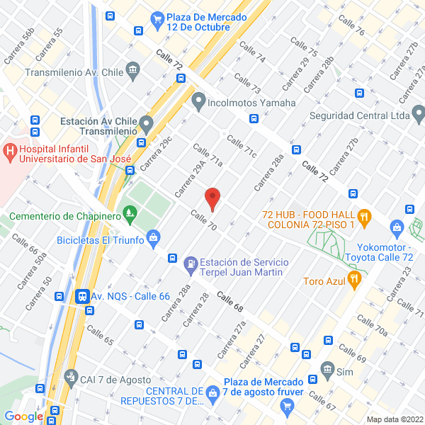 Mapa de Construcciones Triana S.A.S.