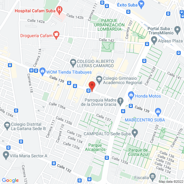 Mapa de Construcenter Sólo Tejas Ltda