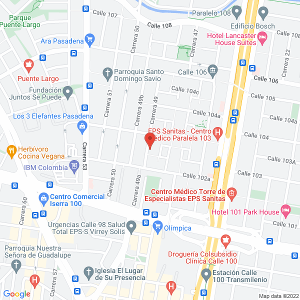 Mapa de Constructora De Los Andes Coandes Cía. Ltda.