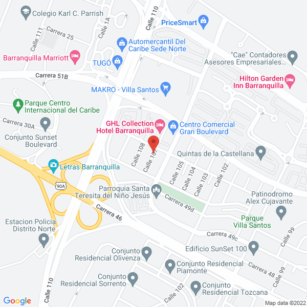 Map of Constructora Delfoz Ingeniería E.U.