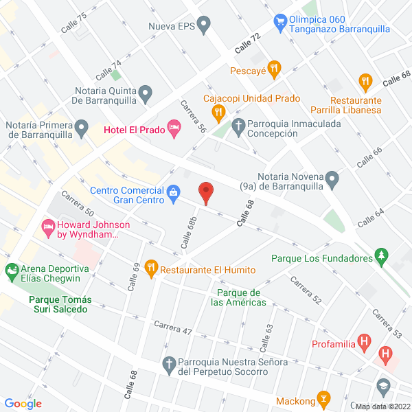Map of Constructora Farhat Y Cía. Ltda.
