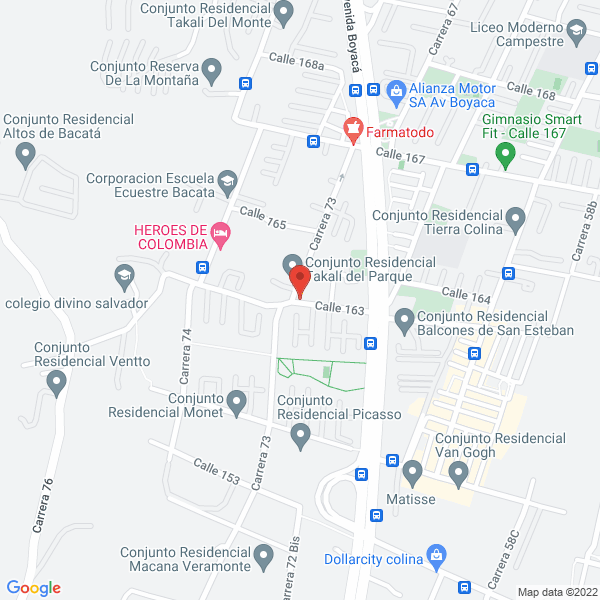 Mapa de Constructora Fox S.A.S.