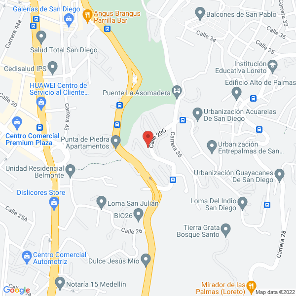 Mapa de Constructora Gdm Ltda.