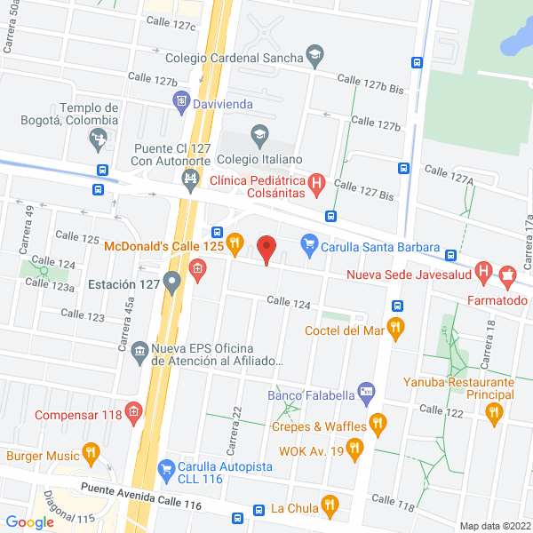 Mapa de Constructora Rincón De Barcelona S.A.S.