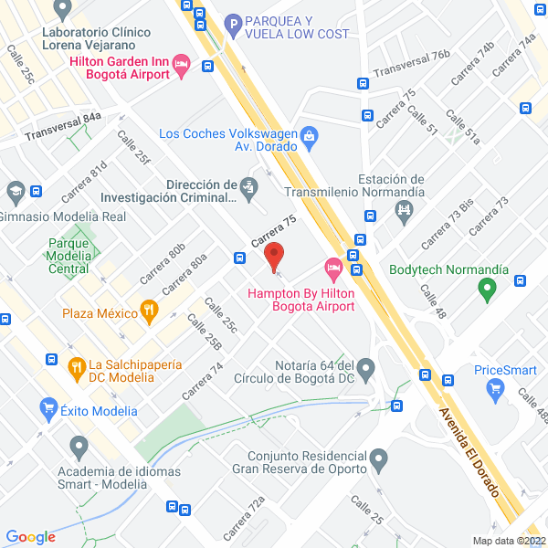 Mapa de Constructora V Y B S.A.S.