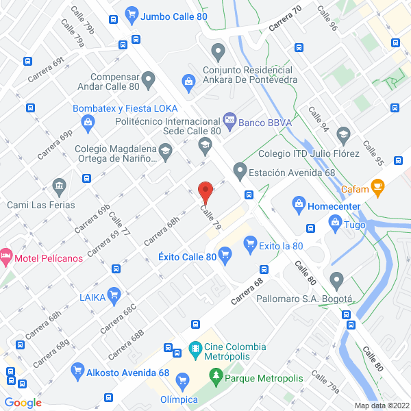 Mapa de Constructora Vitaliano S.A.S.