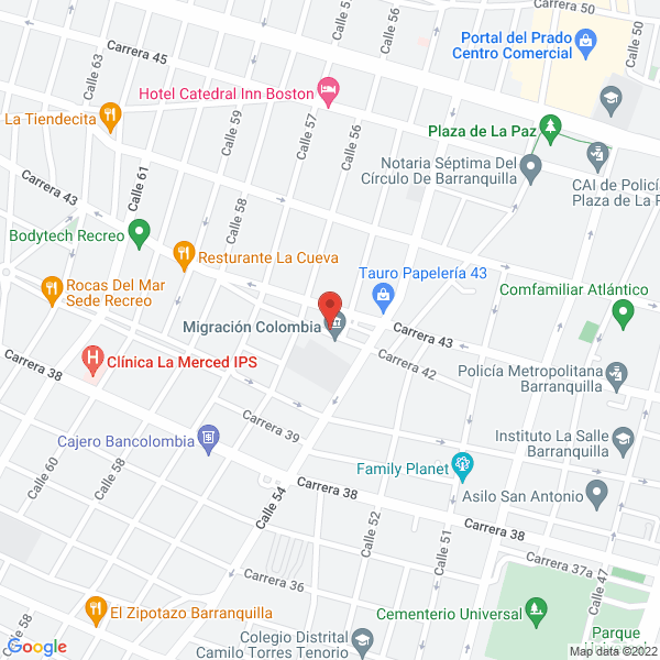 Map of Construfami
