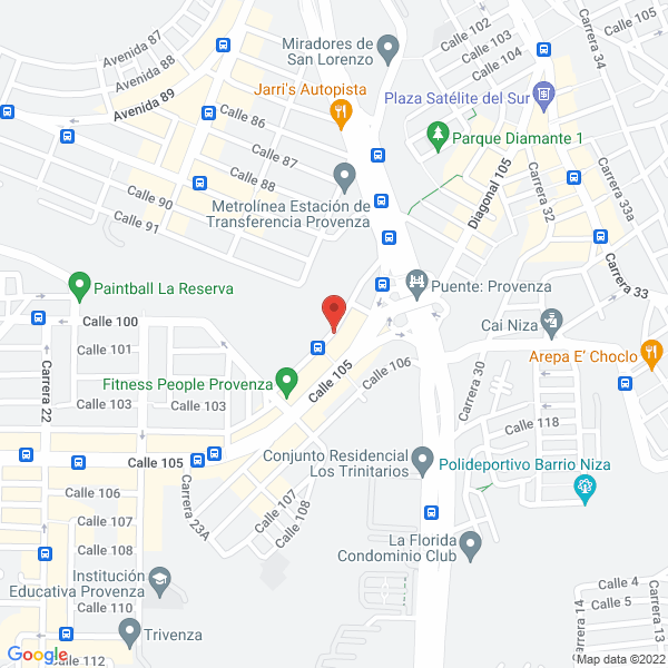 Map of Colegio Psicopedagógico Santiago De Compostela