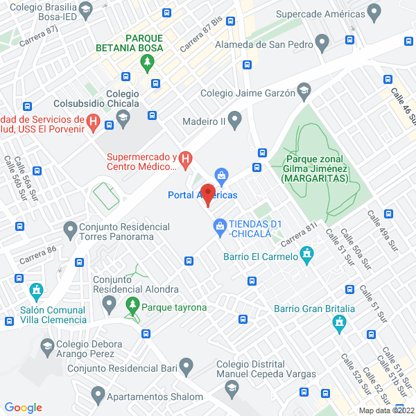 Mapa de Colegio Sagrado Corazón