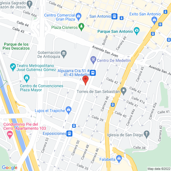 Mapa de Cooperativa De Transportadores Unidos De Colomb